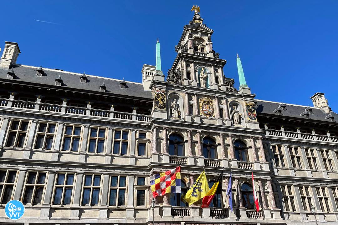 Picture of the town hall of Antwerp, Belgium