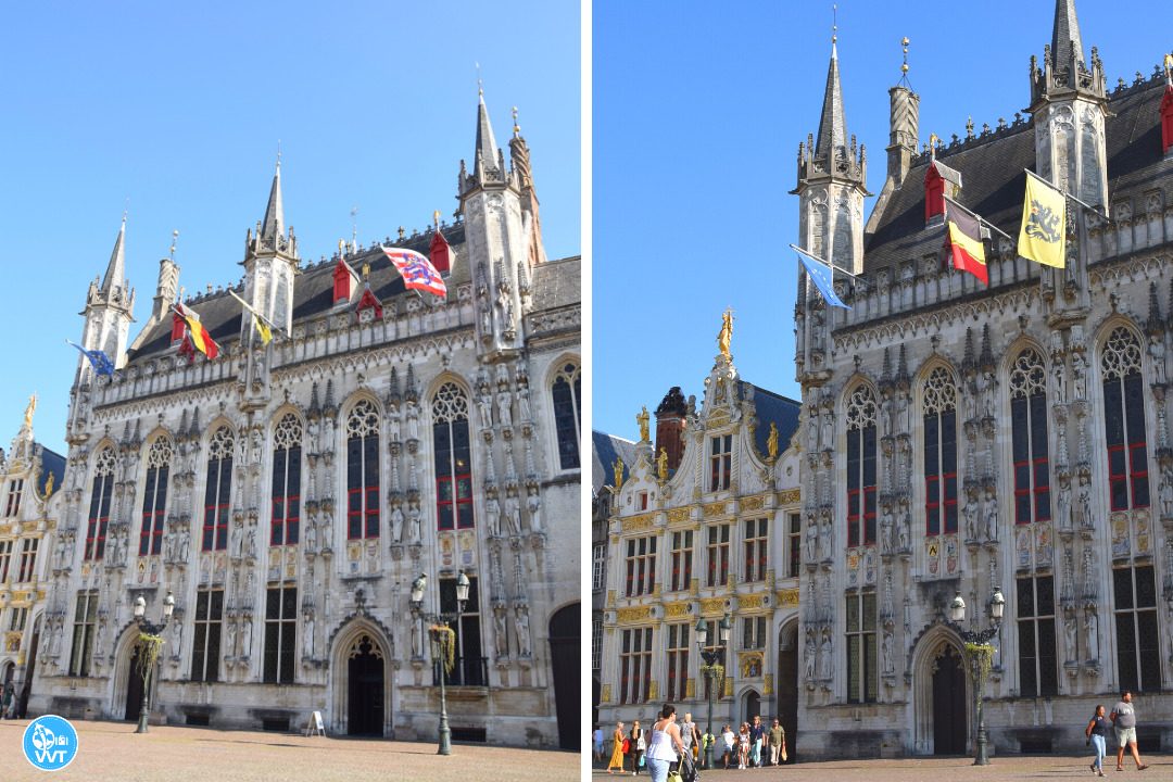 Picture of the town hall of Bruges, Belgium