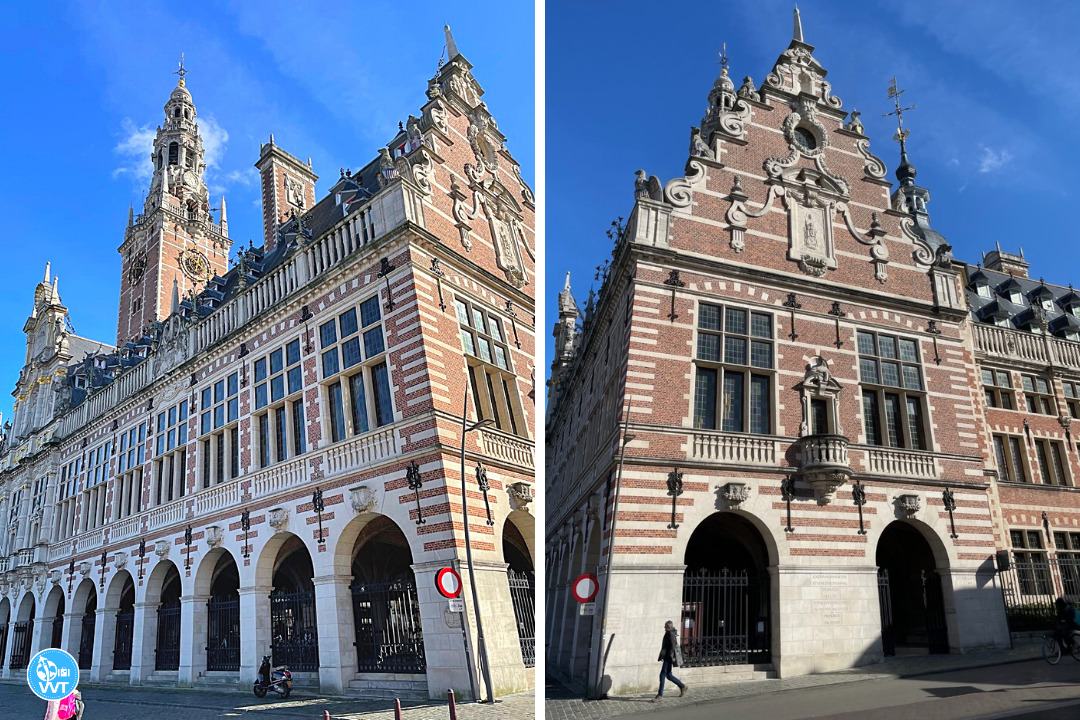 Photo of the University Library of Leuven, Belgium