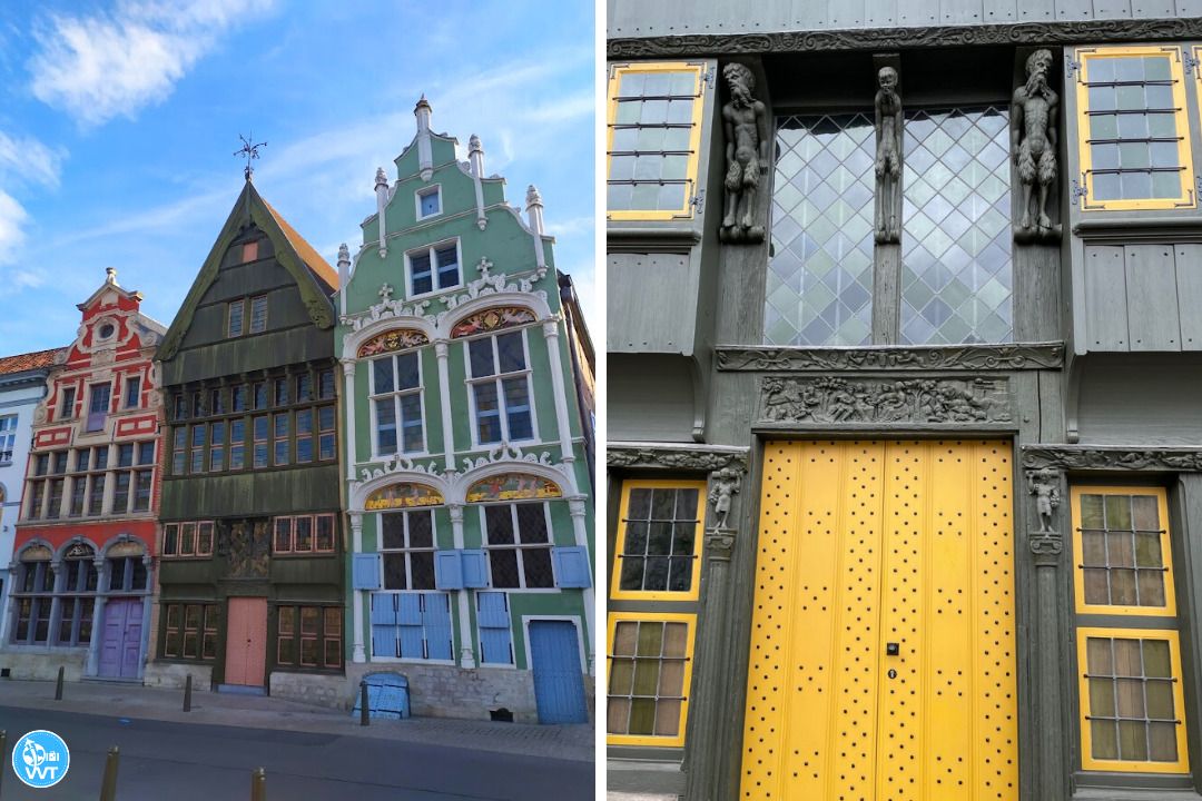 Picture of the Oat Quay (Haverwerf) in Mechelen, Belgium