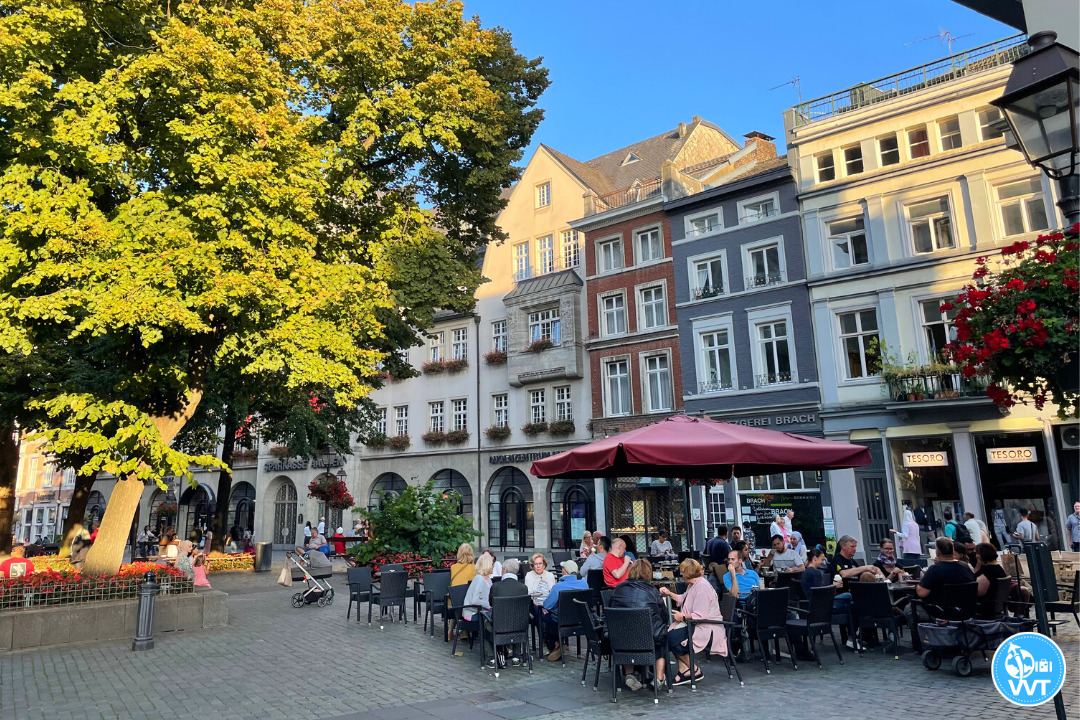 Foto des historischen Zentrums von Aachen