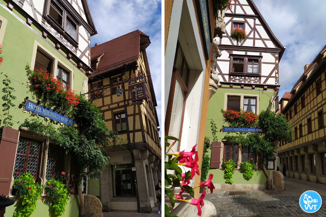 Foto del restaurant donde almorzamos en Rotemburgo, Alemania